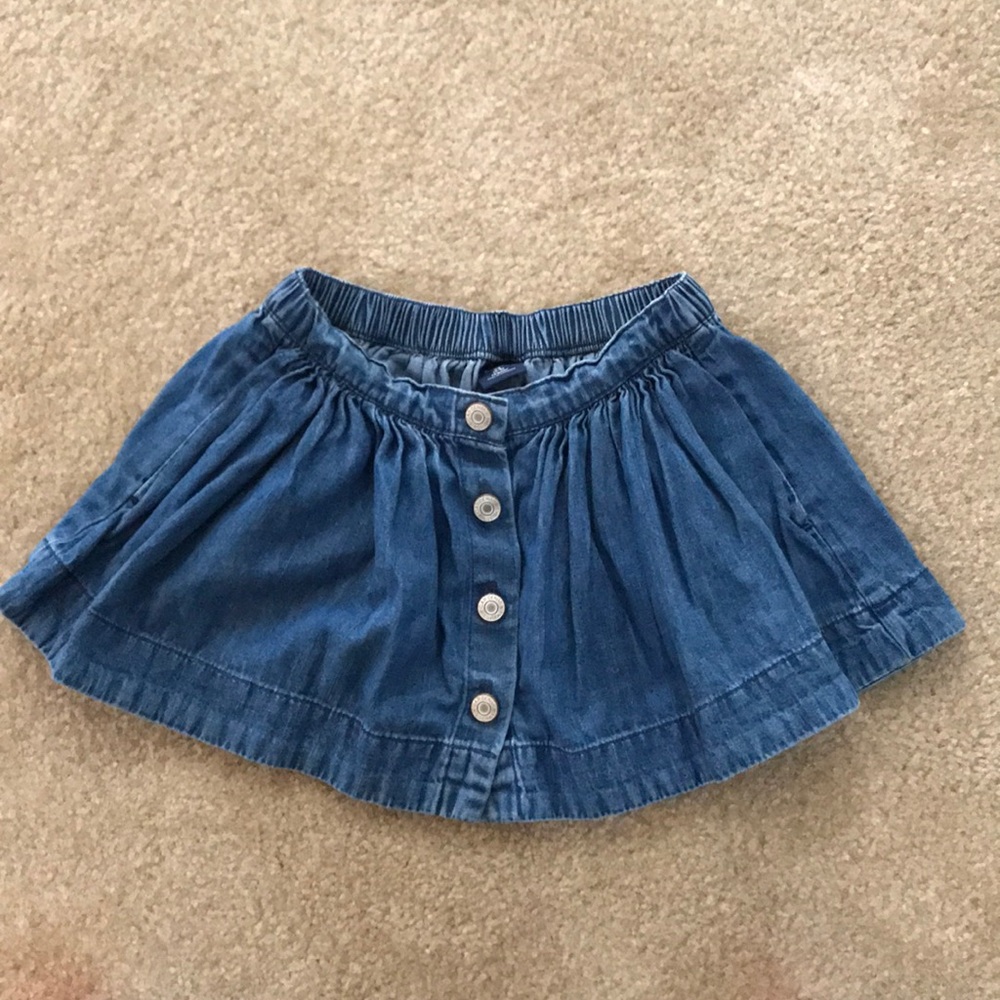 Euc gap kids denim skirt